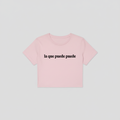 LA QUE PUEDE PUEDE - Pink Crop Top